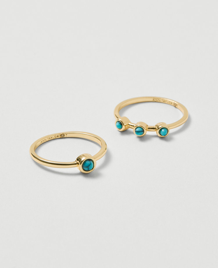 Turquoise Ring Set