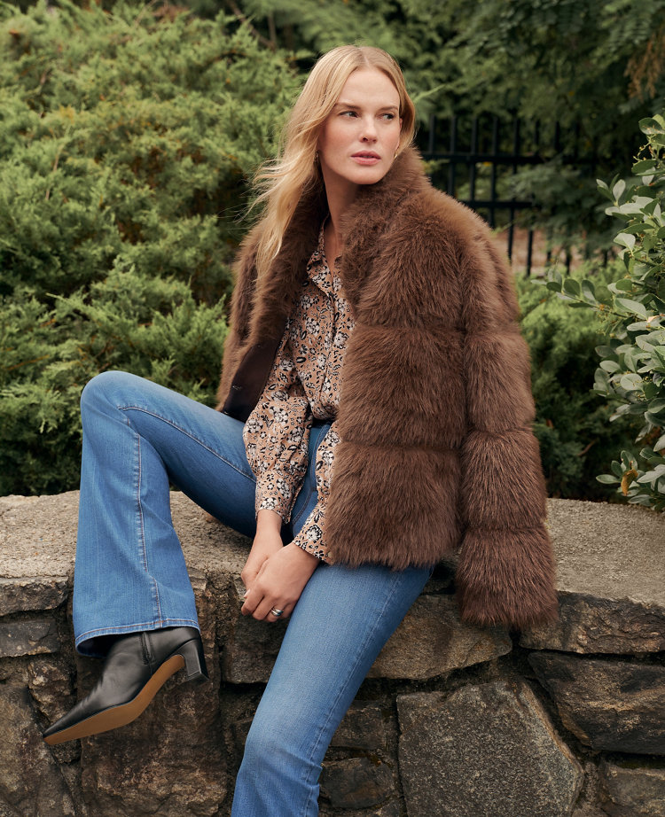 Weekend Collection Faux Fur Short Jacket