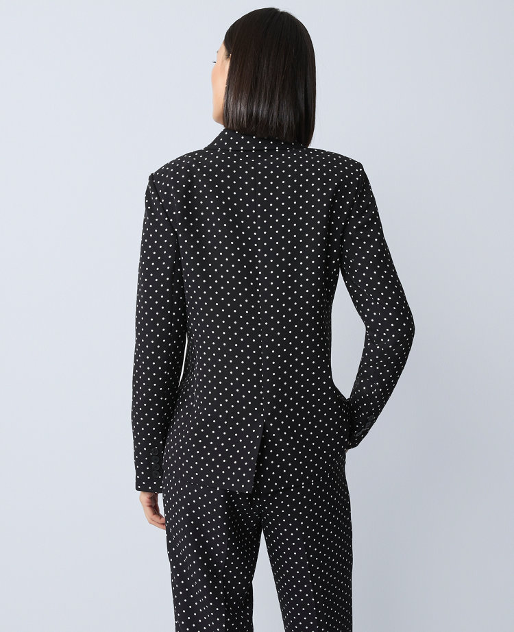 The Hutton Blazer in Dotted Crepe