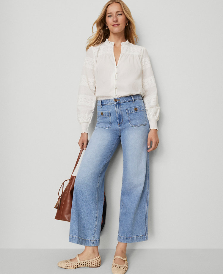 Petite Weekend Collection Patch Pocket Jean