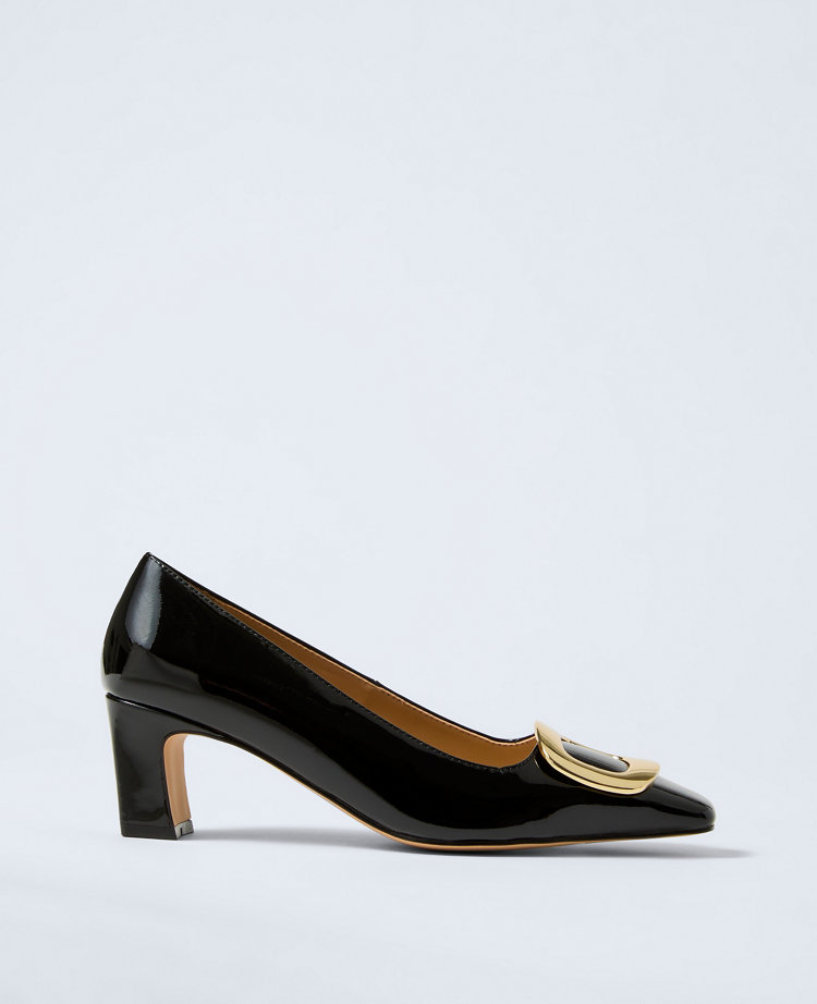 Patent Leather Buckle Pump