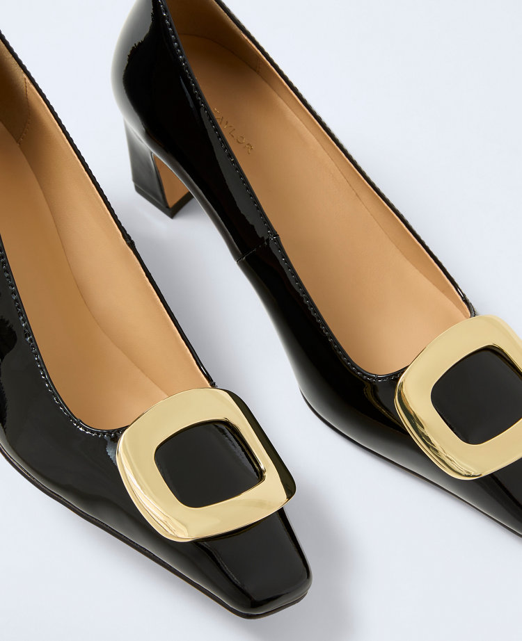 Patent Leather Buckle Pump