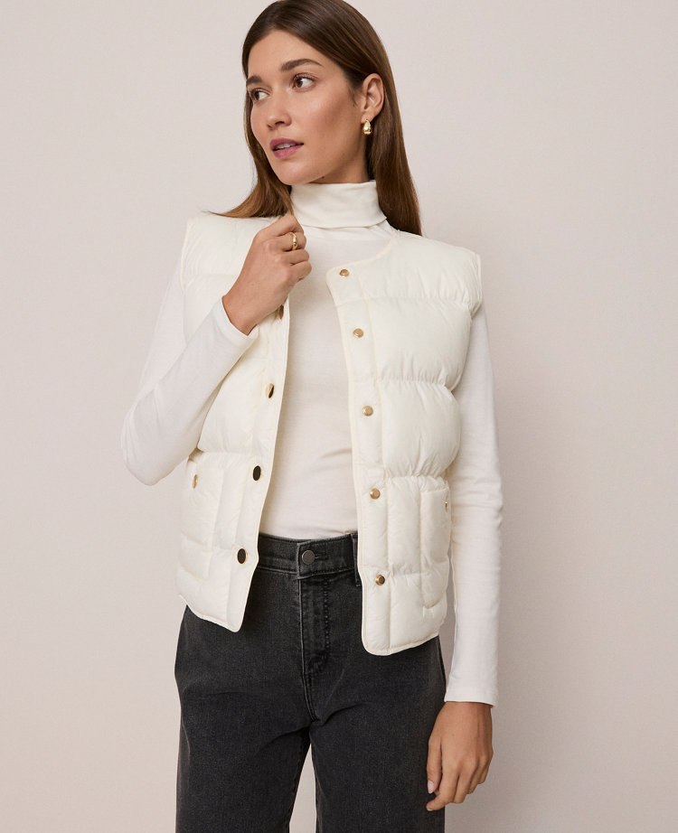 Petite Weekend Collection Quilted Vest
