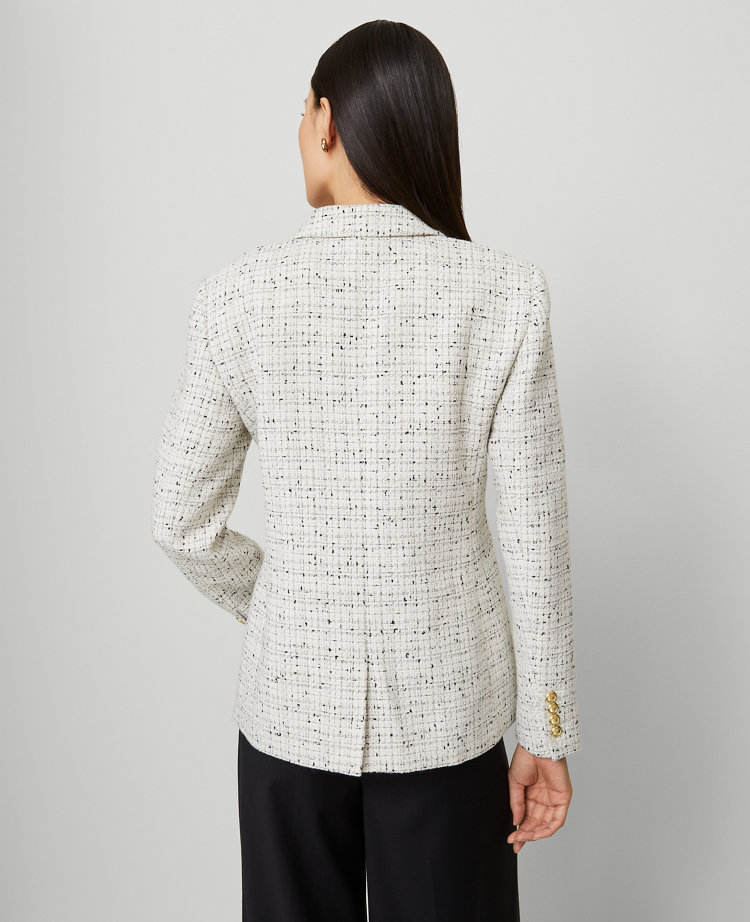 The Petite Hutton Blazer in Tweed