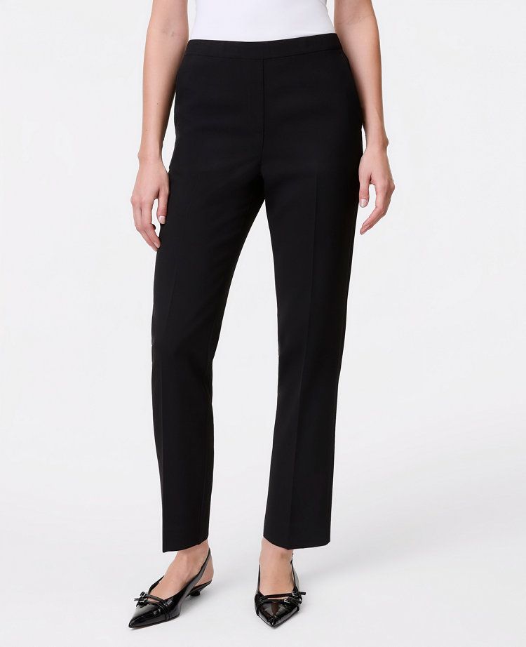 The Relaxed Ankle Pant in Fluid Crepe