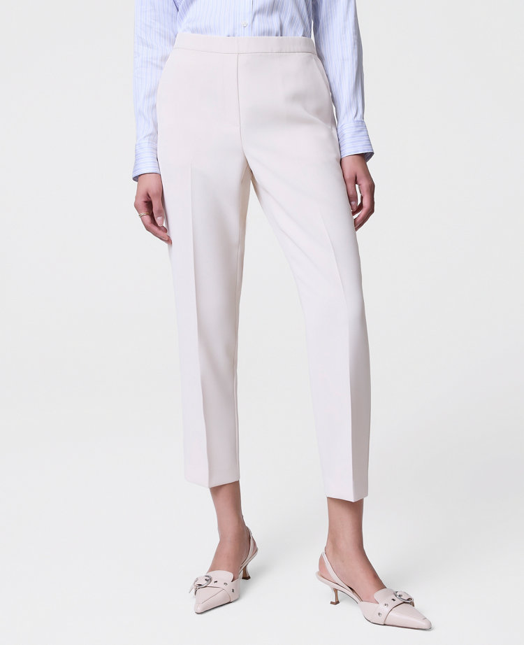 The Relaxed Ankle Pant in Crepe