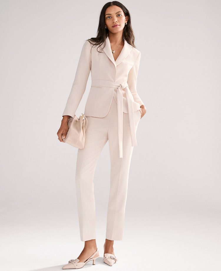 The Relaxed Ankle Pant in Fluid Crepe