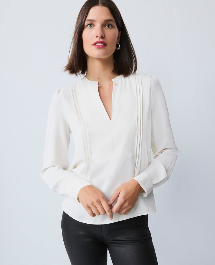 Petite Mixed Media Bib Front Top