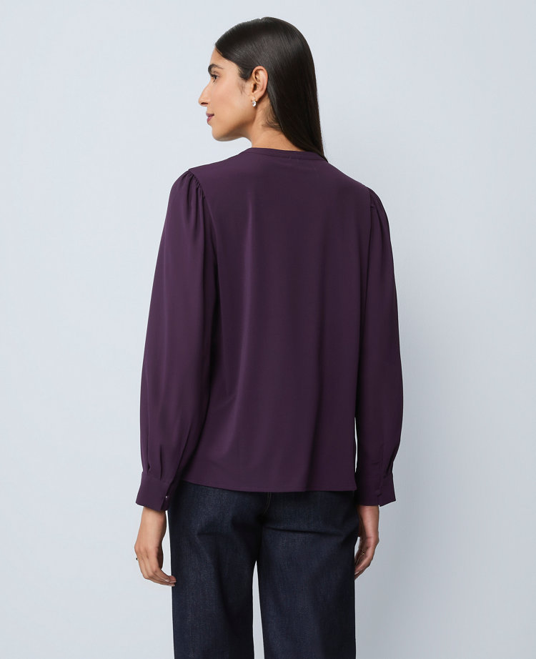 Petite Mixed Media Bib Front Top