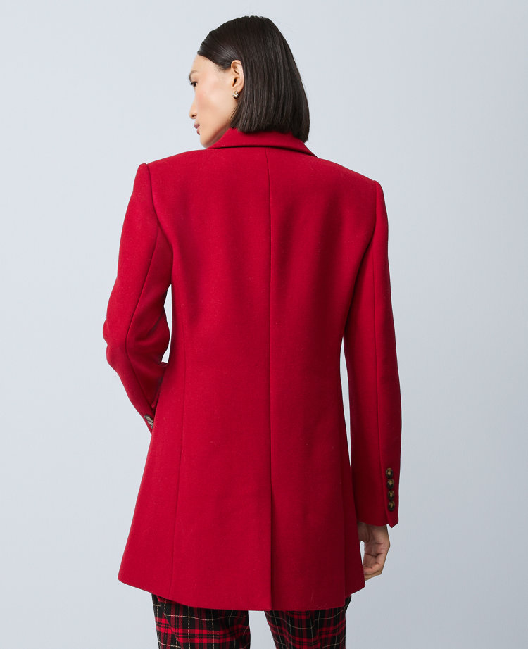 Petite Fitted Double Breasted Coat
