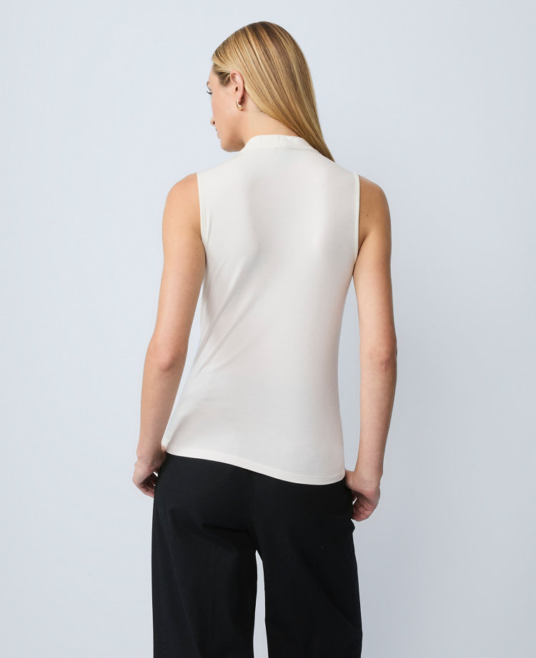 Petite Sleeveless V-Neck Top