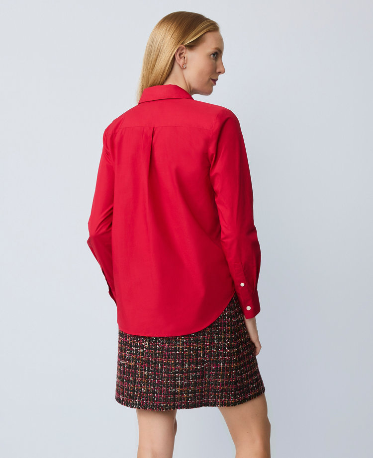 Petite Embellished Relaxed Perfect Shirt