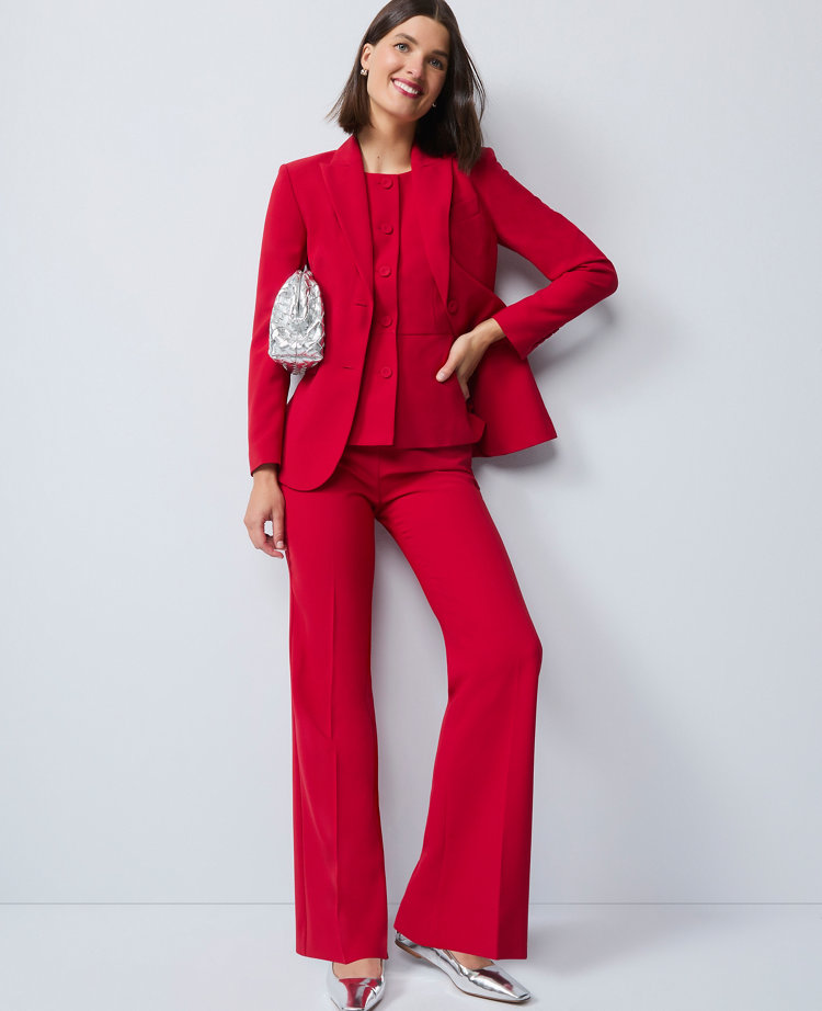 The Flare Trouser in Fluid Crepe