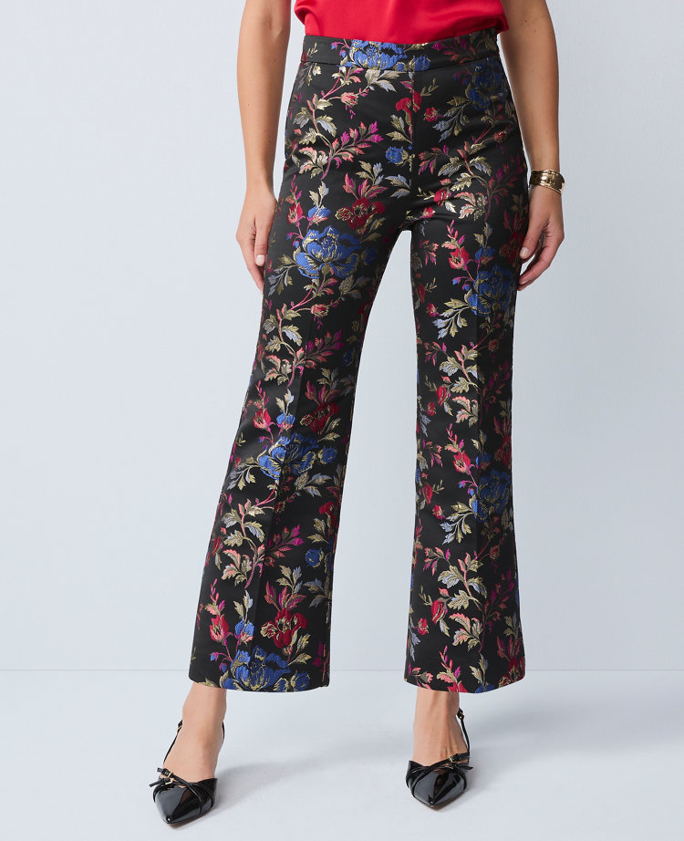 Ann Taylor The Petite Side-zip Flare Pant