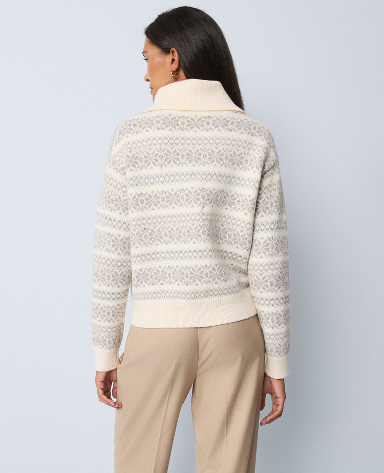 Weekend Collection Fair Isle Polo Sweater