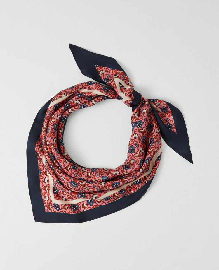 Weekend Collection Floral Silk Scarf
