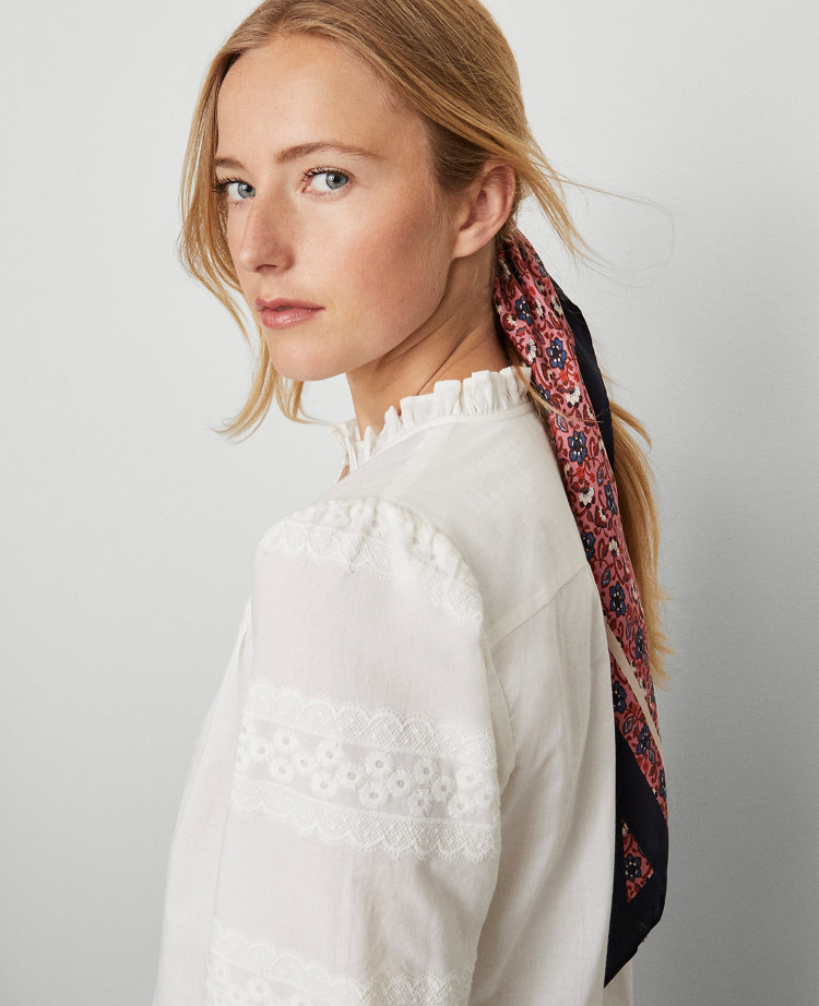 Weekend Collection Floral Silk Scarf
