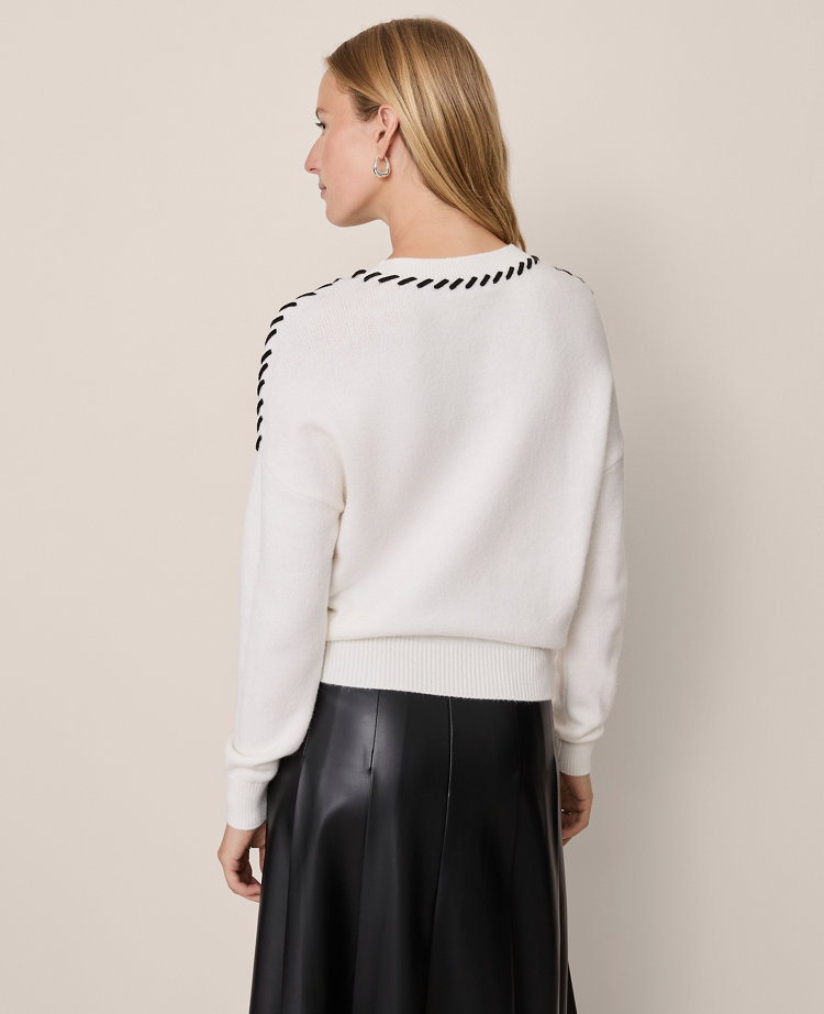 Petite Whipstitch Sweater