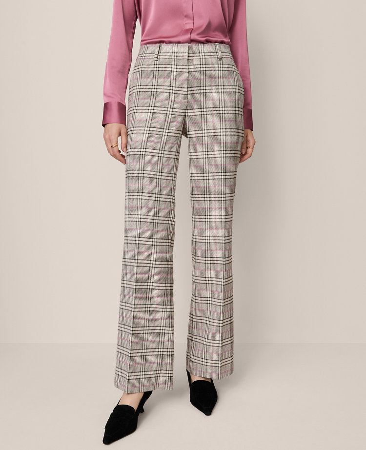 The Jayne Trouser Pant in Plaid - Curvy Fit