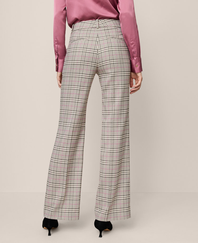 The Jayne Trouser Pant in Plaid - Curvy Fit
