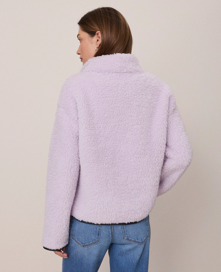 Weekend Collection Half-Zip Sherpa Pullover