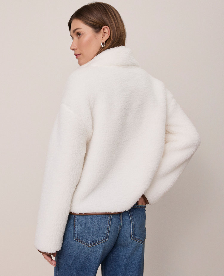Weekend Collection Half-Zip Sherpa Pullover