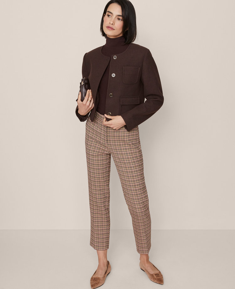 Petite Crew Neck Jacket