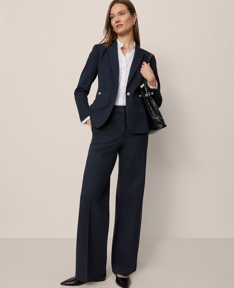 The Wide-Leg Pant in Ponte