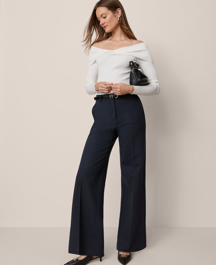 The Wide-Leg Pant in Ponte