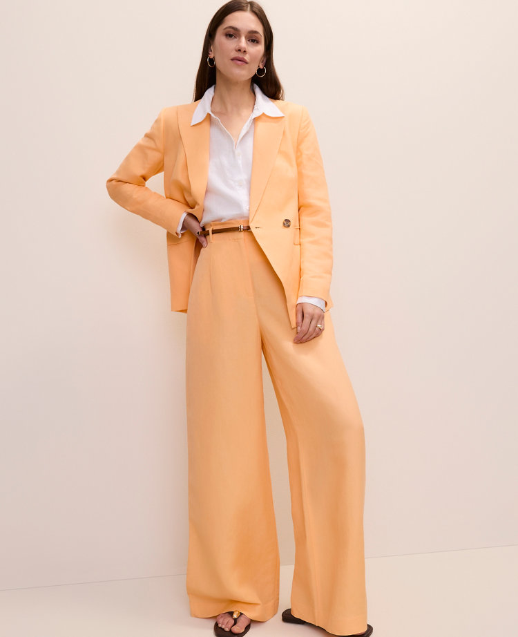 The Paperbag Waist Pant in Linen Blend