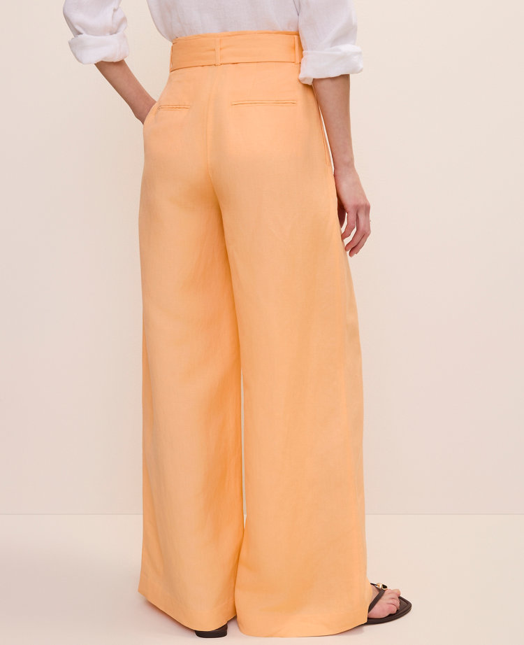 The Paperbag Waist Pant in Linen Blend