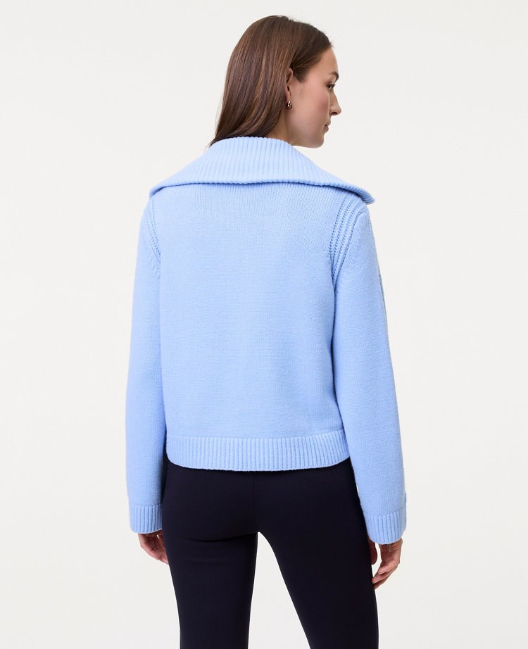 Petite Weekend Collection Contrast Stitch Sweater Jacket
