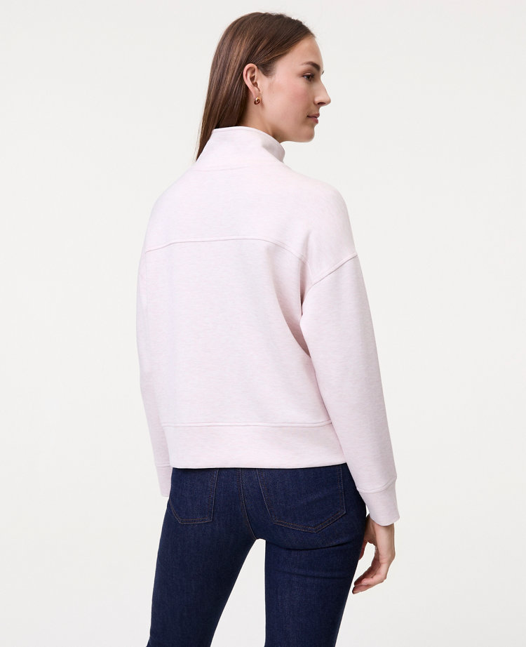 Petite Weekend Collection Mockneck Sweatshirt in CloudPlush