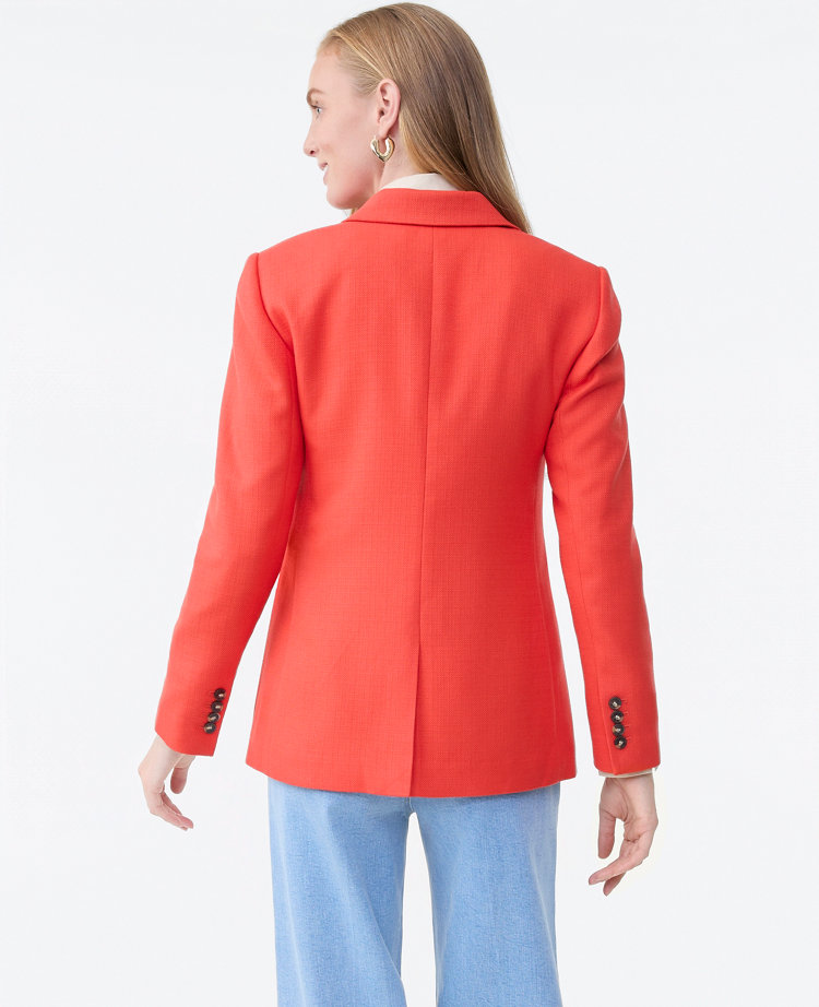 The Petite Greenwich Blazer in Basketweave