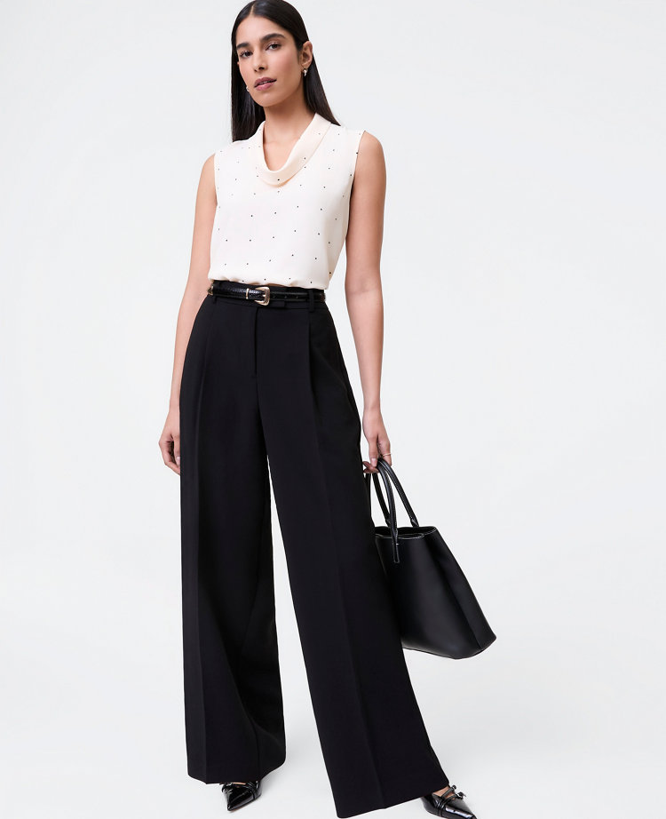 The Pleated Straight Pant