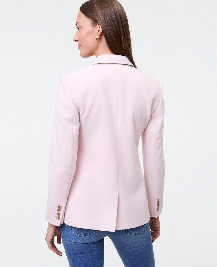 Ann Taylor Weekend Collection Greenwich Blazer Blush Haze Women's