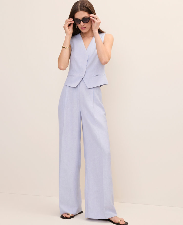 The Pleated Wide-Leg Pant