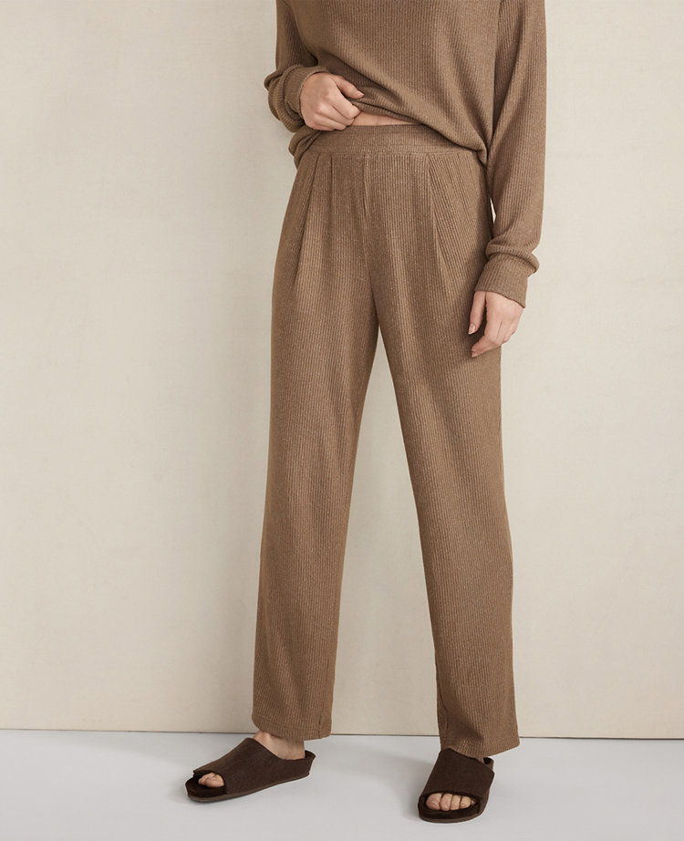 Haven Well Within Brushed Rib Knit Tapered Pants