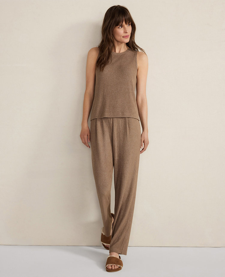 Haven Well Within Brushed Rib Knit Tapered Pants