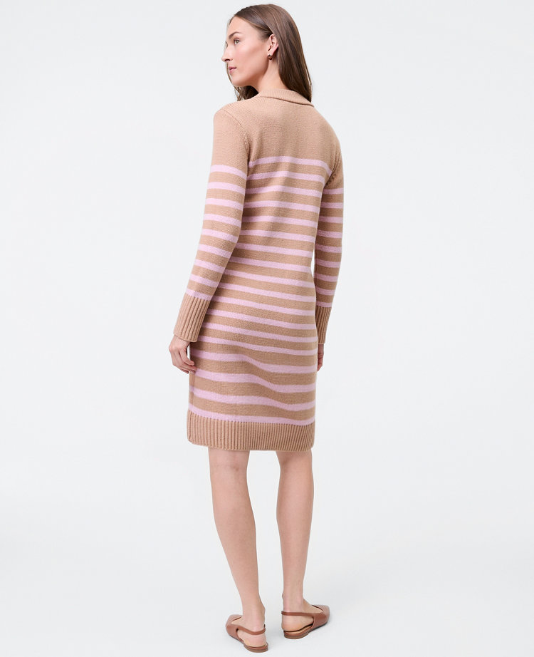 Weekend Collection Striped Sweater Shift Dress