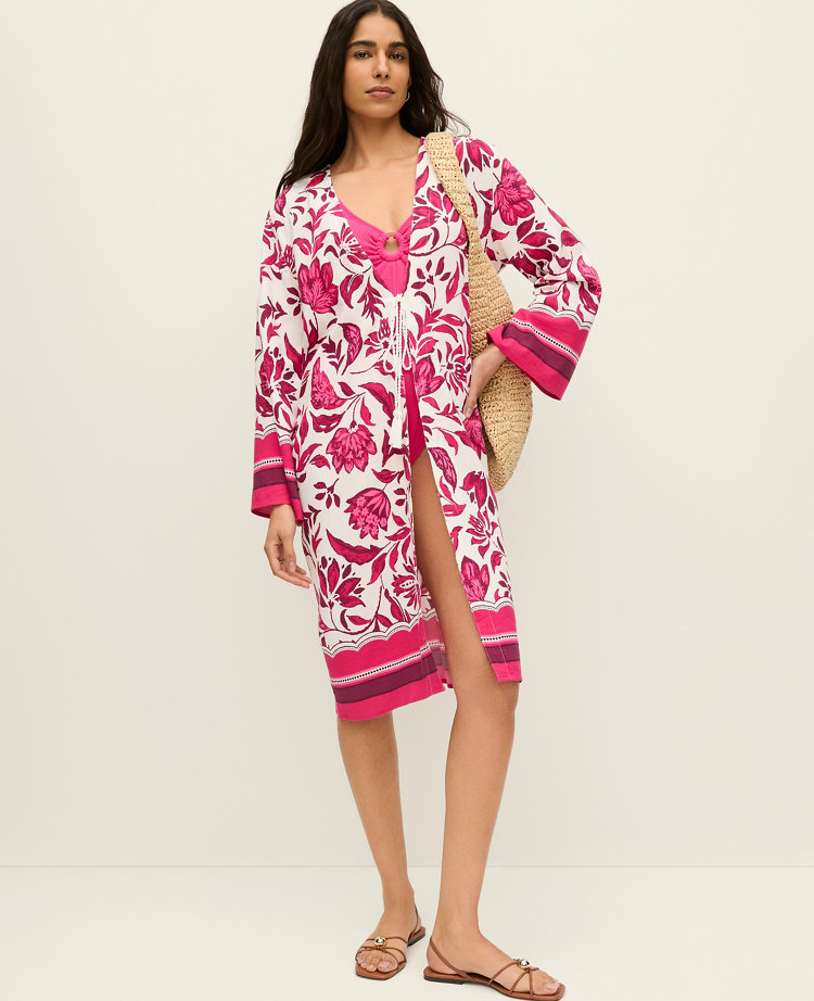 Floral Beach Kimono