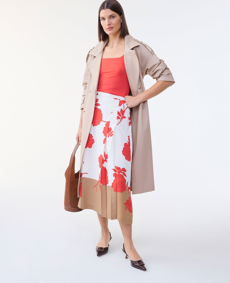 Petite Refined Trench Coat