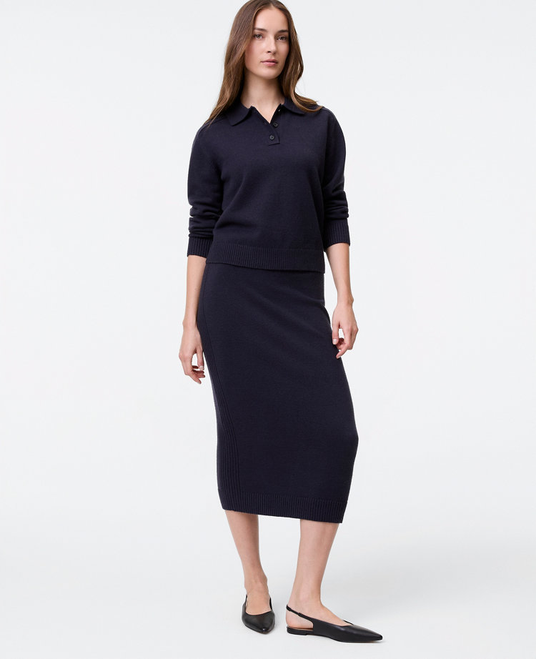 Weekend Collection Sweater Pencil Skirt