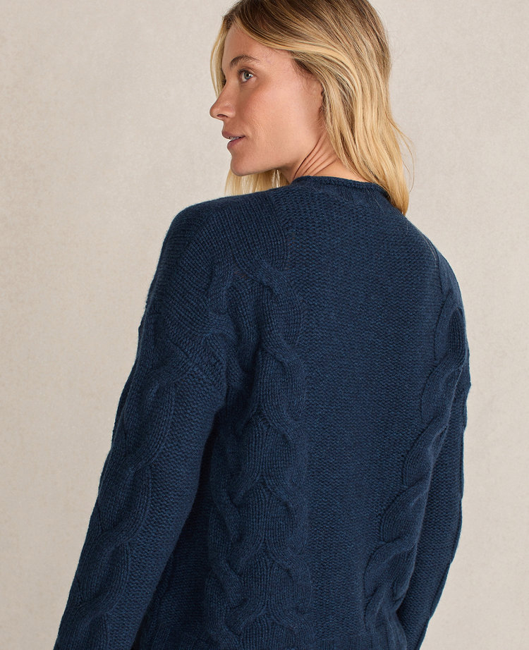 Haven Well Within Cashmere Cable Roll Neck Sweater