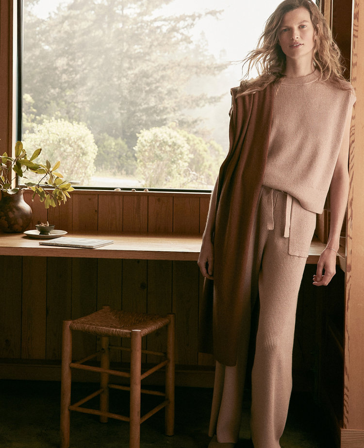 Haven Well Within Organic Cotton Cashmere Wide Leg Pants