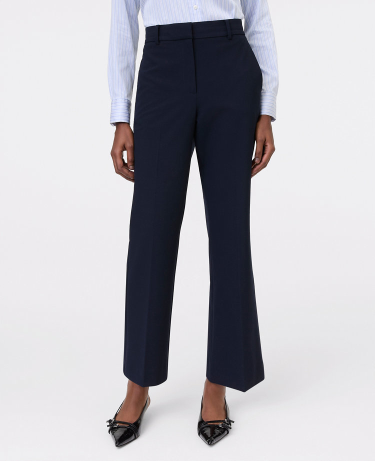 The Petite Flare Ankle Pant in Seasonless Stretch