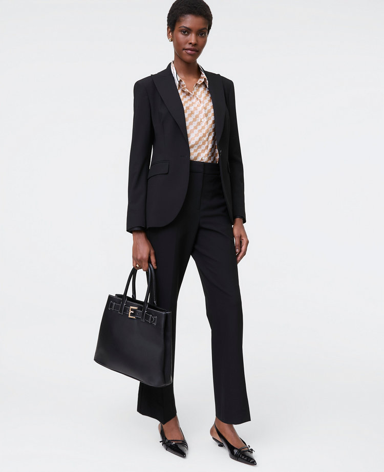 The Petite Flare Ankle Pant in Seasonless Stretch