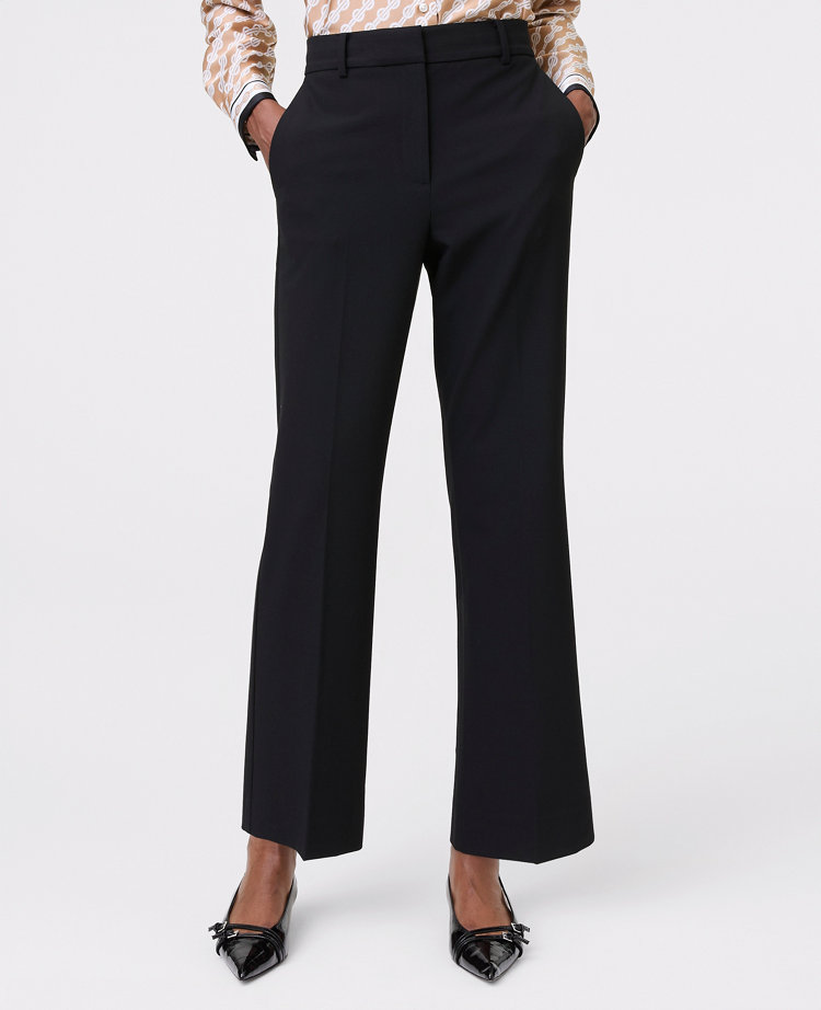 The Petite Flare Ankle Pant in Seasonless Stretch