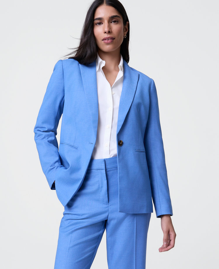 The Petite One Button Blazer