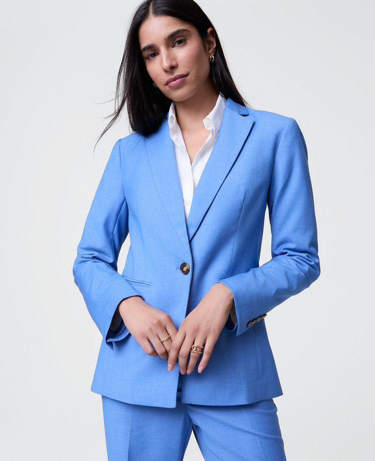 The Petite One Button Blazer